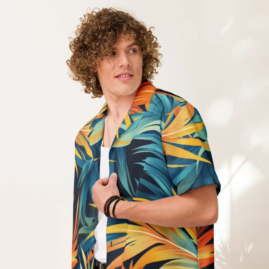 Tropical Flow Hawaiian Shirt product image (5)