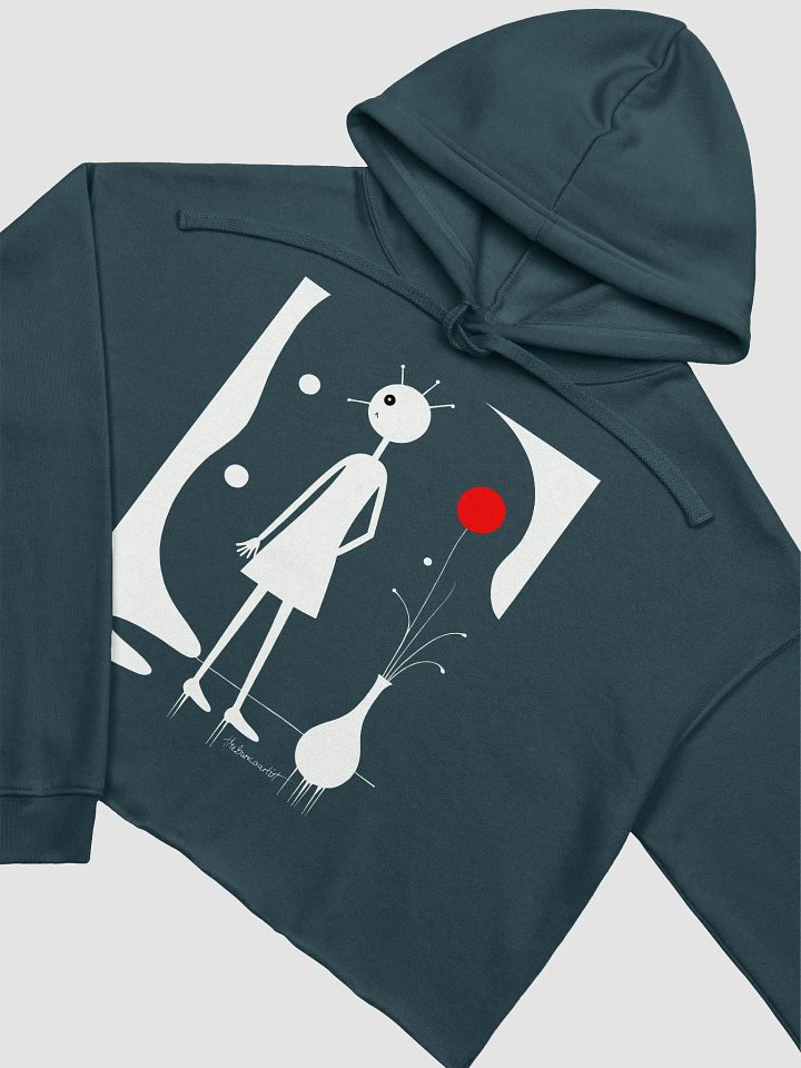 Bella+Canvas Fleece Crop Hoodie product image (1)