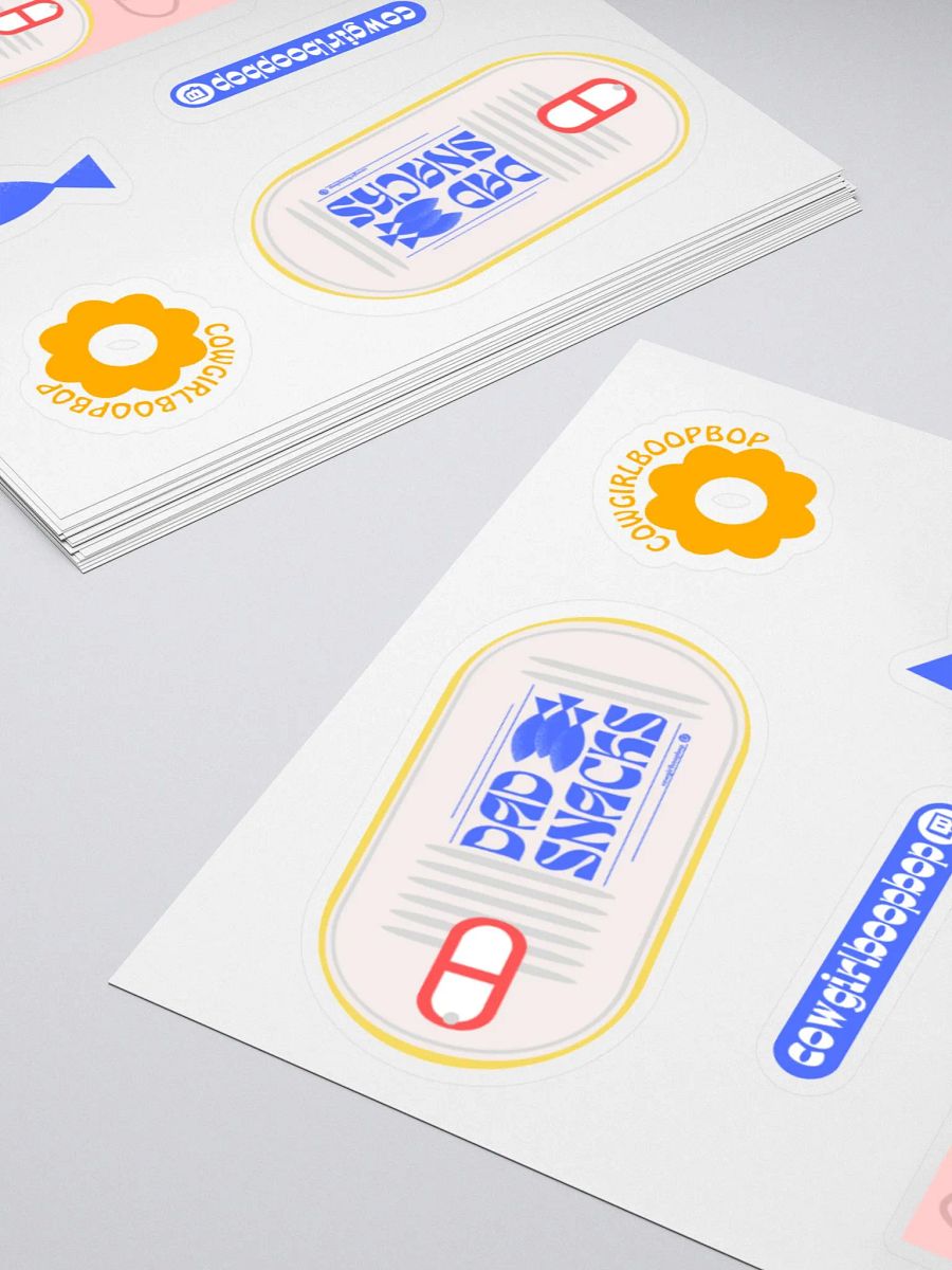 dad snack sticker pack product image (3)
