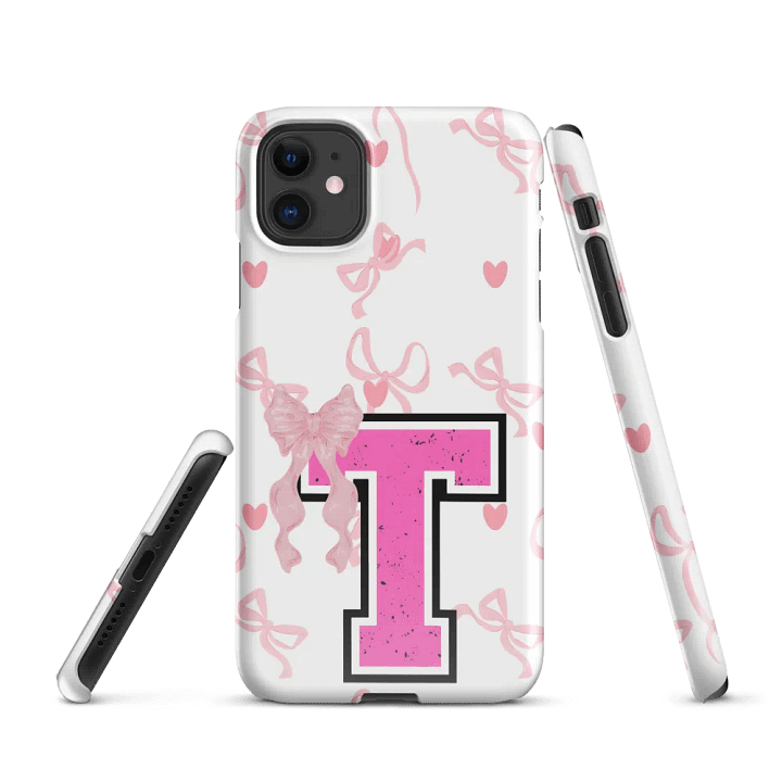 Trendy T Pink Bow Snap Case for iPhone® product image (1)