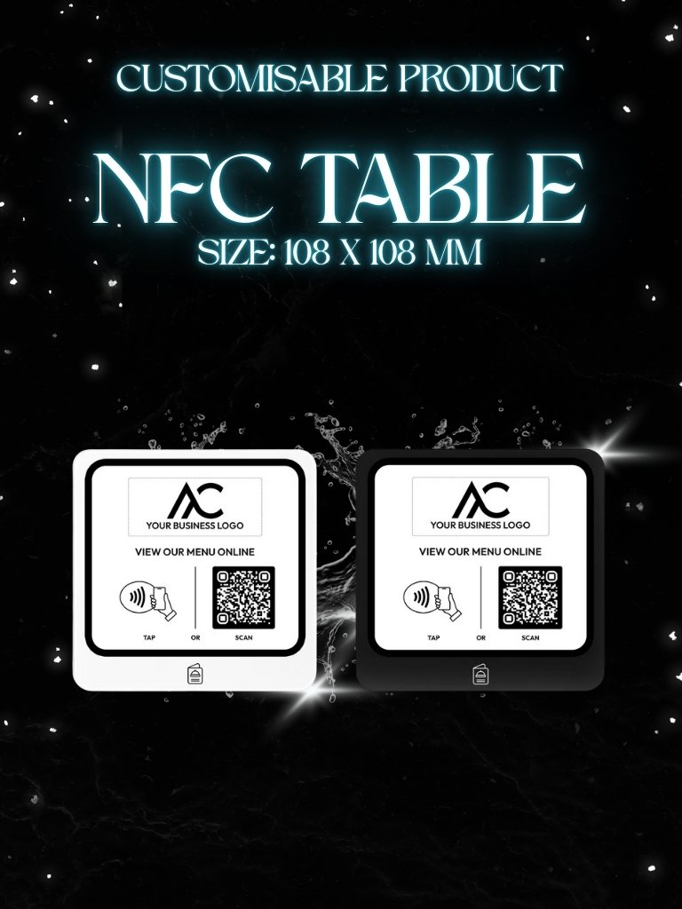 Acrylic Plate – NFC Embedded, 3M Tape (Matte Finish) product image (4)