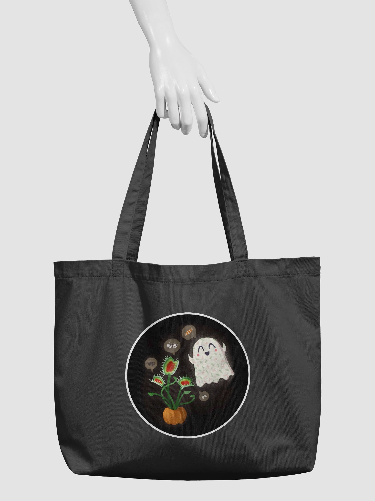 Little Ghost Plant Lover - Carnivorous Plant - Tote Bag product image (4)