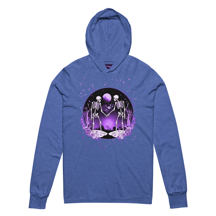 Cosmic Love Skeletons Hooded Tee product image (10)
