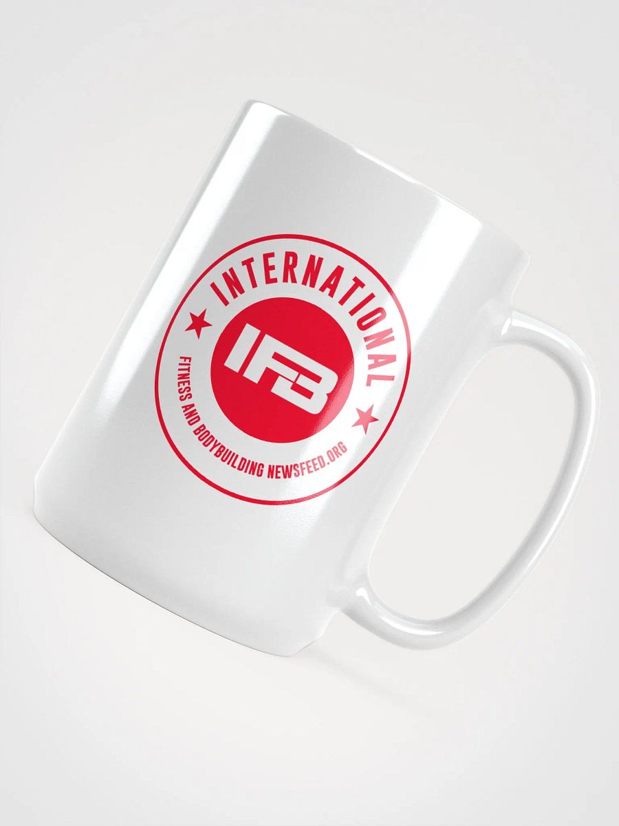 IFBNewsfeed.Org's White Glossy Mug product image (4)