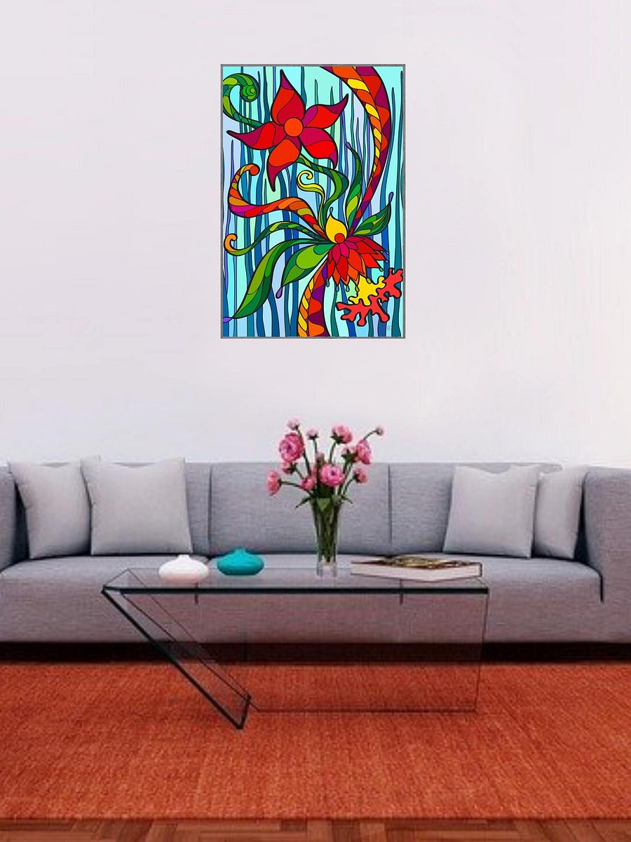 Vibrant Matte Poster Prints - Deep Ocean Starfish product image (7)
