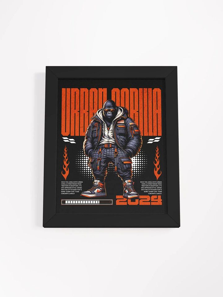 Framed Urban Gorilla Streetwear Poster product image (1)