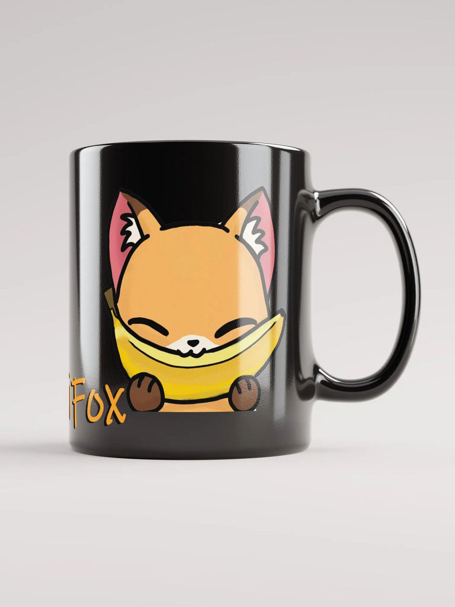 Banana Black Glossy Mug product image (6)