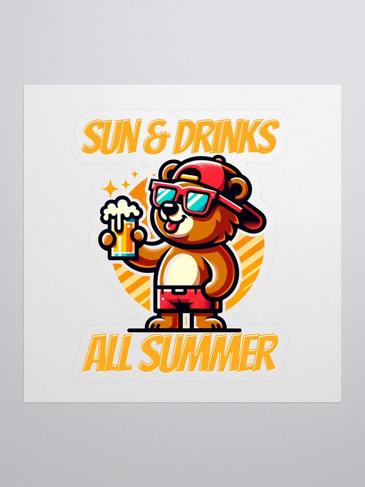 Summer Bear Vibes Sticker Pack product image (1)