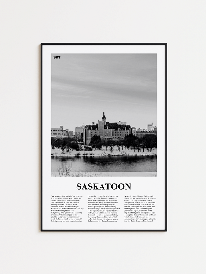 Saskatoon 01 Newspaper Poster product image (1)