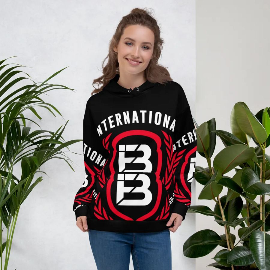 IFBNewsfeed.Org's All-Over Print Recycled Unisex Hoodie product image (5)