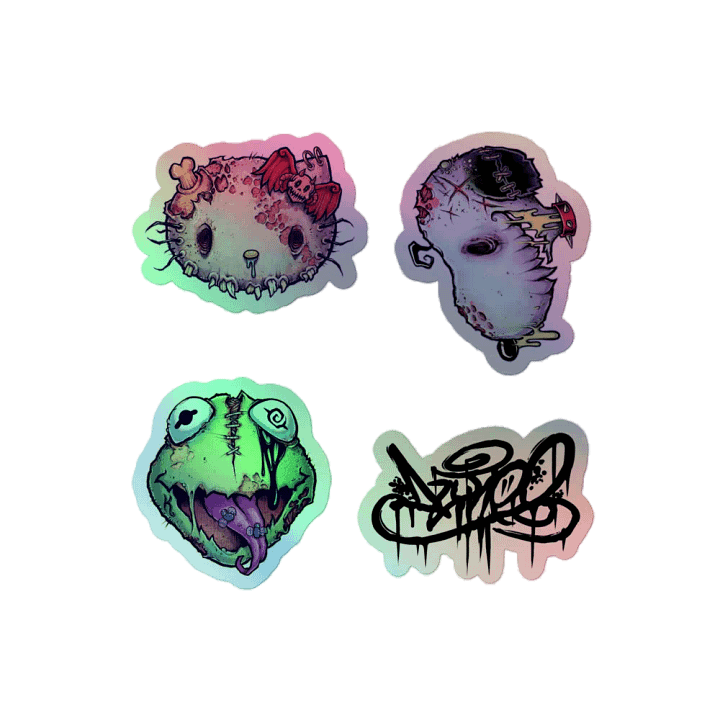 Childhood Ruined holo-sticker pack product image (2)