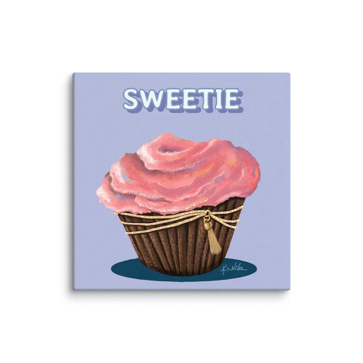 Cupcake Princess Canvas Print product image (1)