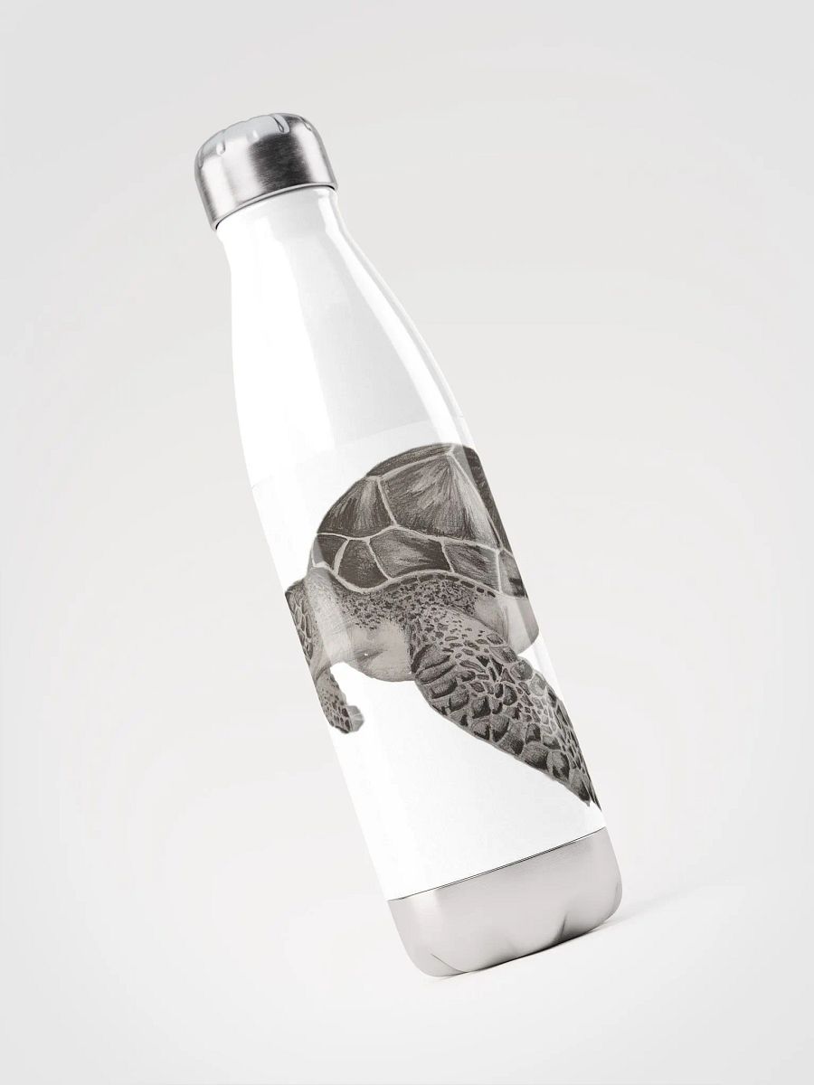 Turtle Drawing Water Bottle product image (3)