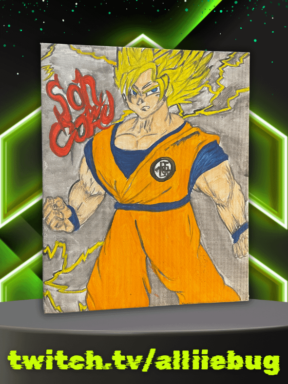 Son Goku Canvas Art 8x10 product image (1)