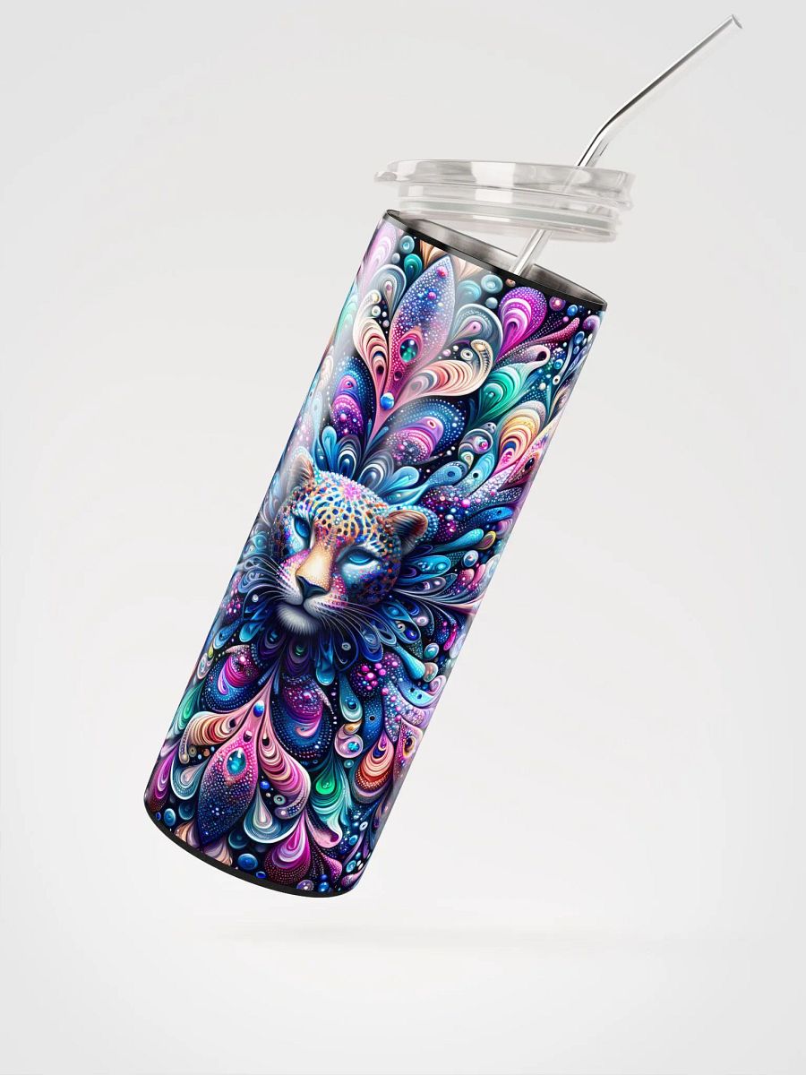 Psychedelic Leopard Print Stainless Steel Tumbler product image (6)