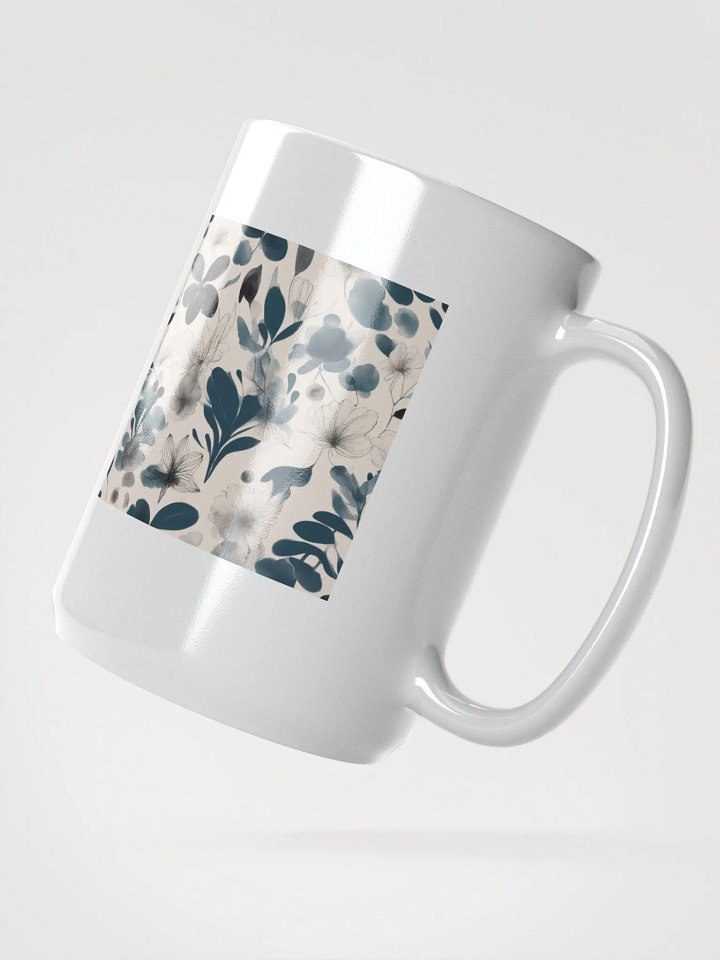 White Flower Mug product image (2)