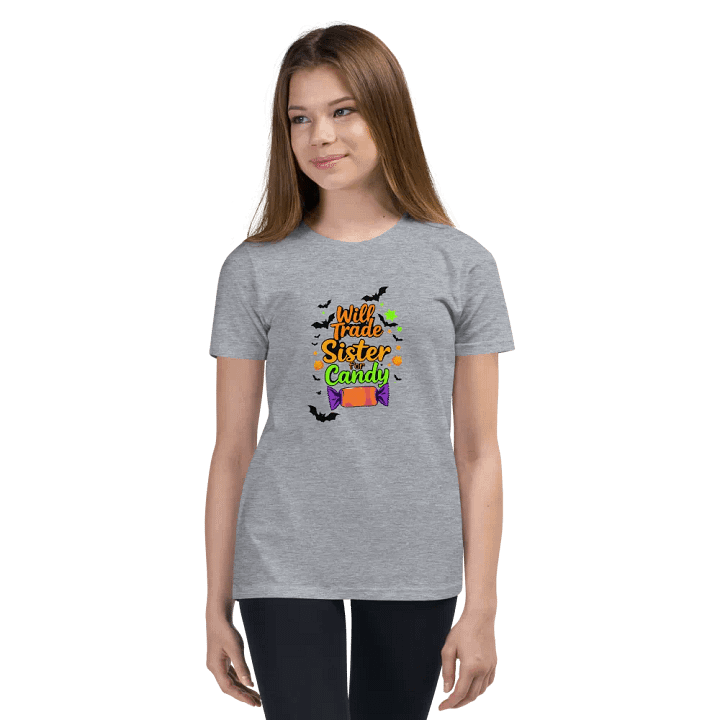 Will Trade Sister For Candy Youth T-shirt product image (2)