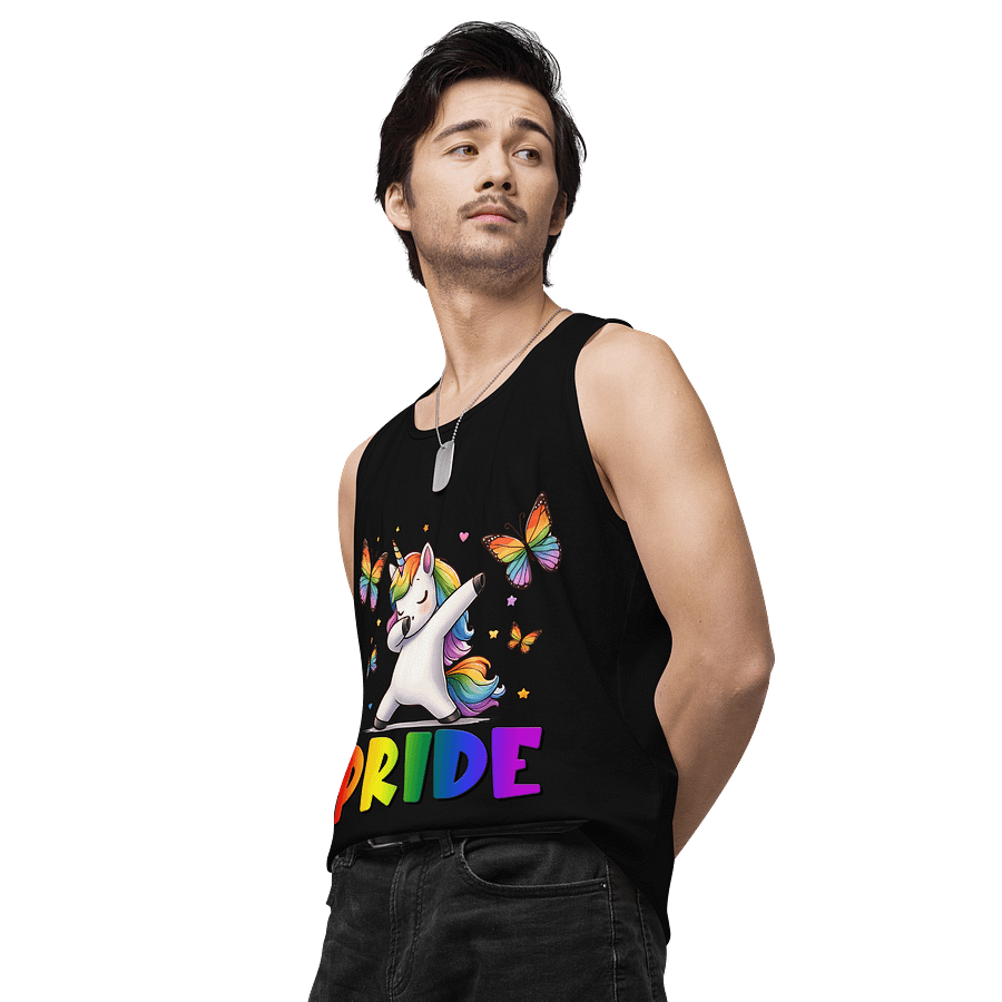 Rainbow Pride Dab Unicorn Tank Top product image (4)