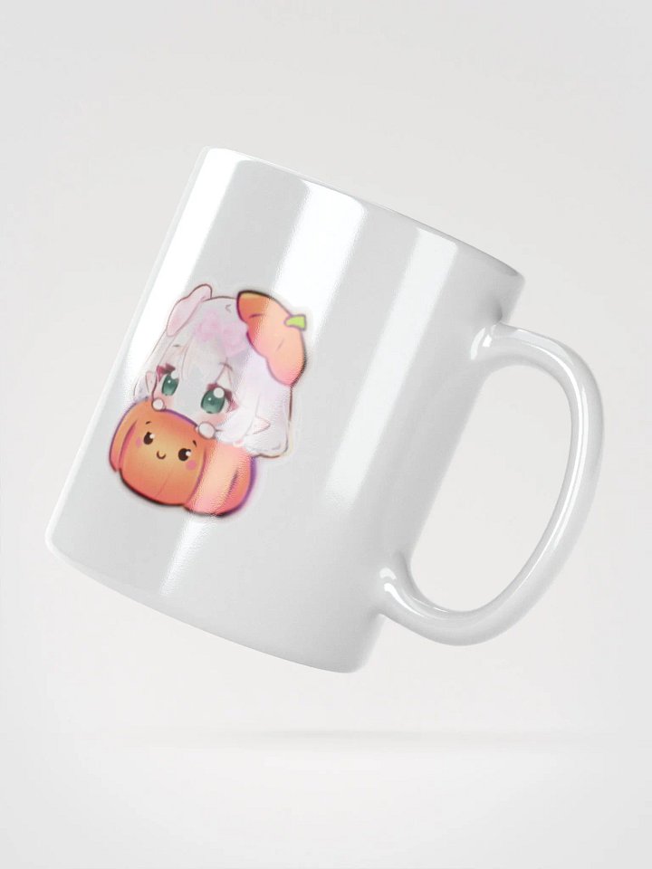 Nemxi's Pumpkin Peeker White Glossy Mug product image (6)
