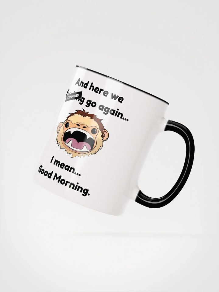CENSORED (Black Bar) Here we f-king go again... Color Options Mug product image (25)