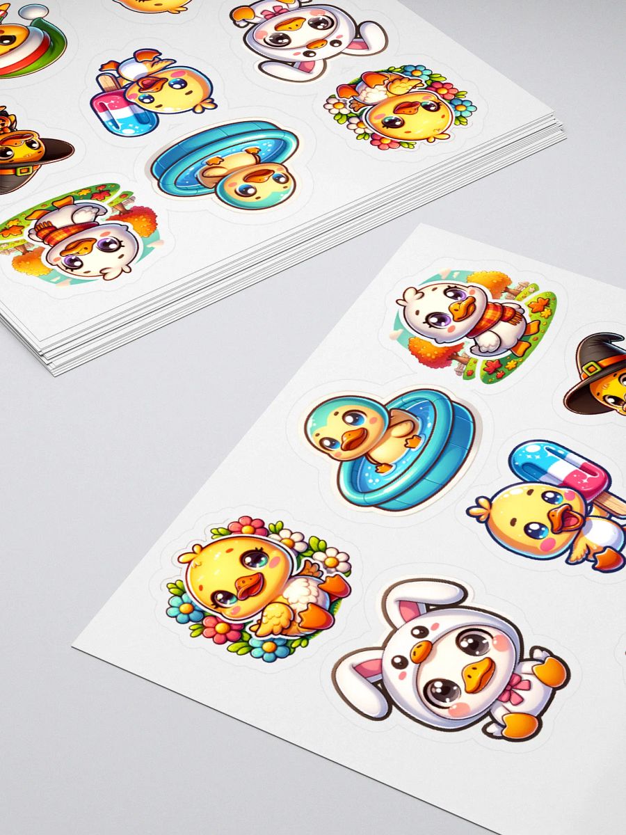 Seasonal Duck Sticker Sheet product image (12)