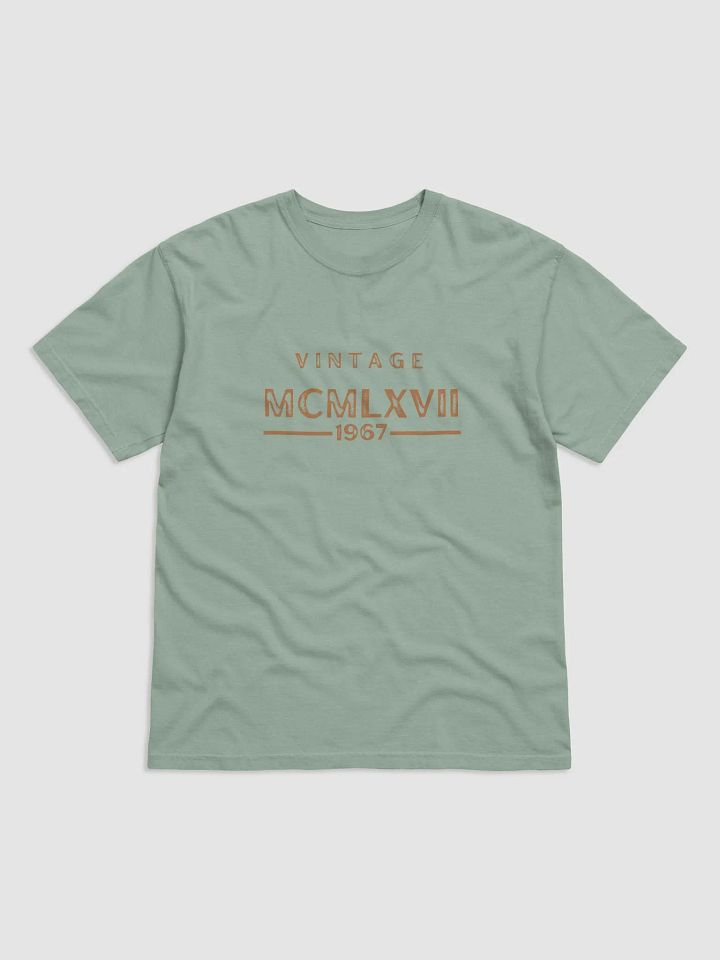 Vintage 1967 Orange Roman Numerals T-Shirt product image (6)