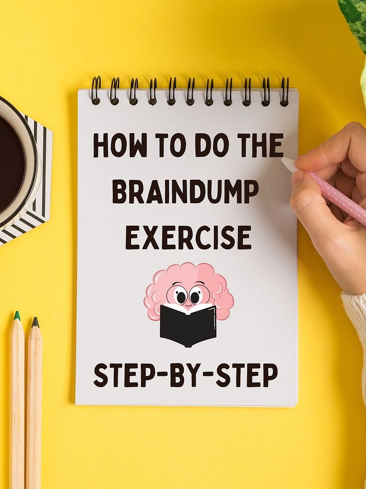 How to Do a Braindump: Easy 2-page Step-by-Step Instructions product image (1)