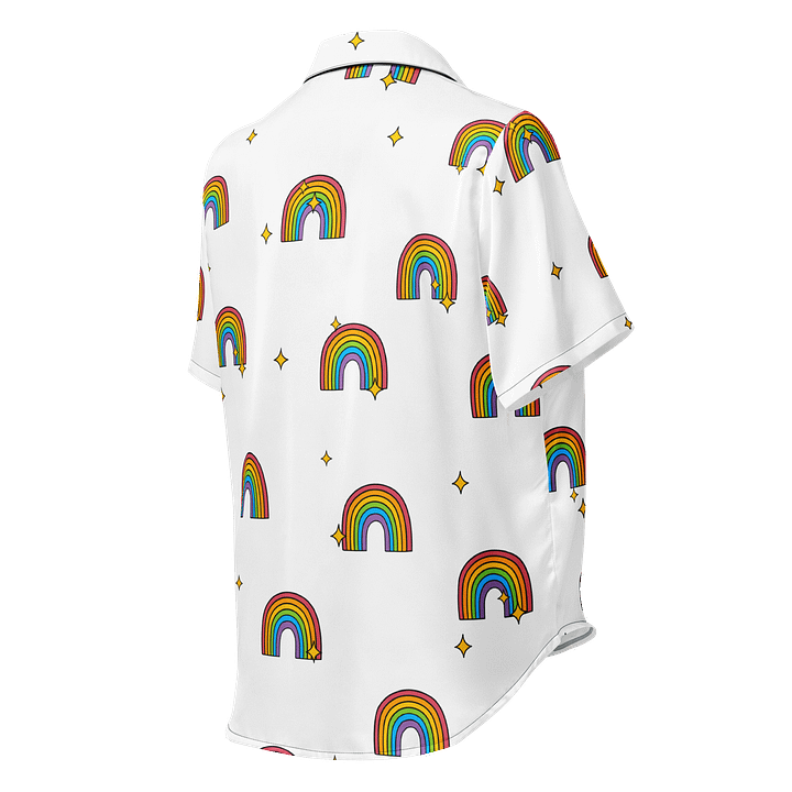 Starry Rainbow Silky Pajama Top product image (3)