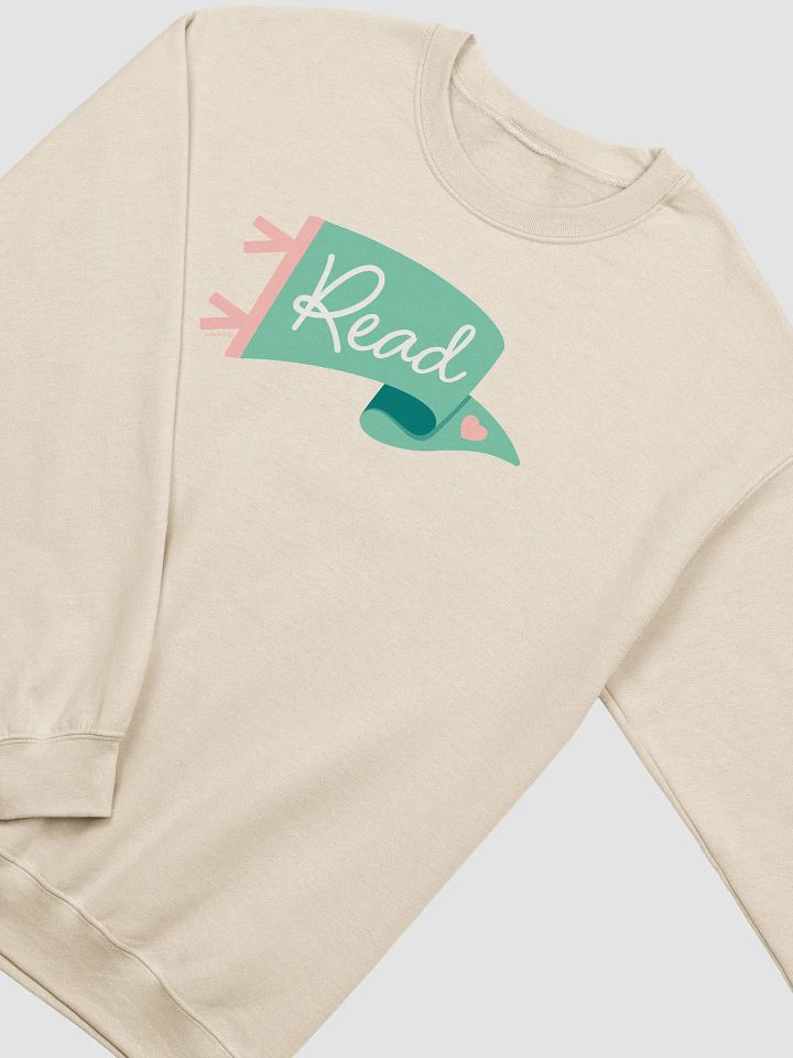 Go Team...Read! Mint Pennant Sweatshirt product image (2)