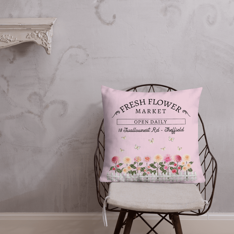Fresh Flower Market Decorative Pillow product image (2)