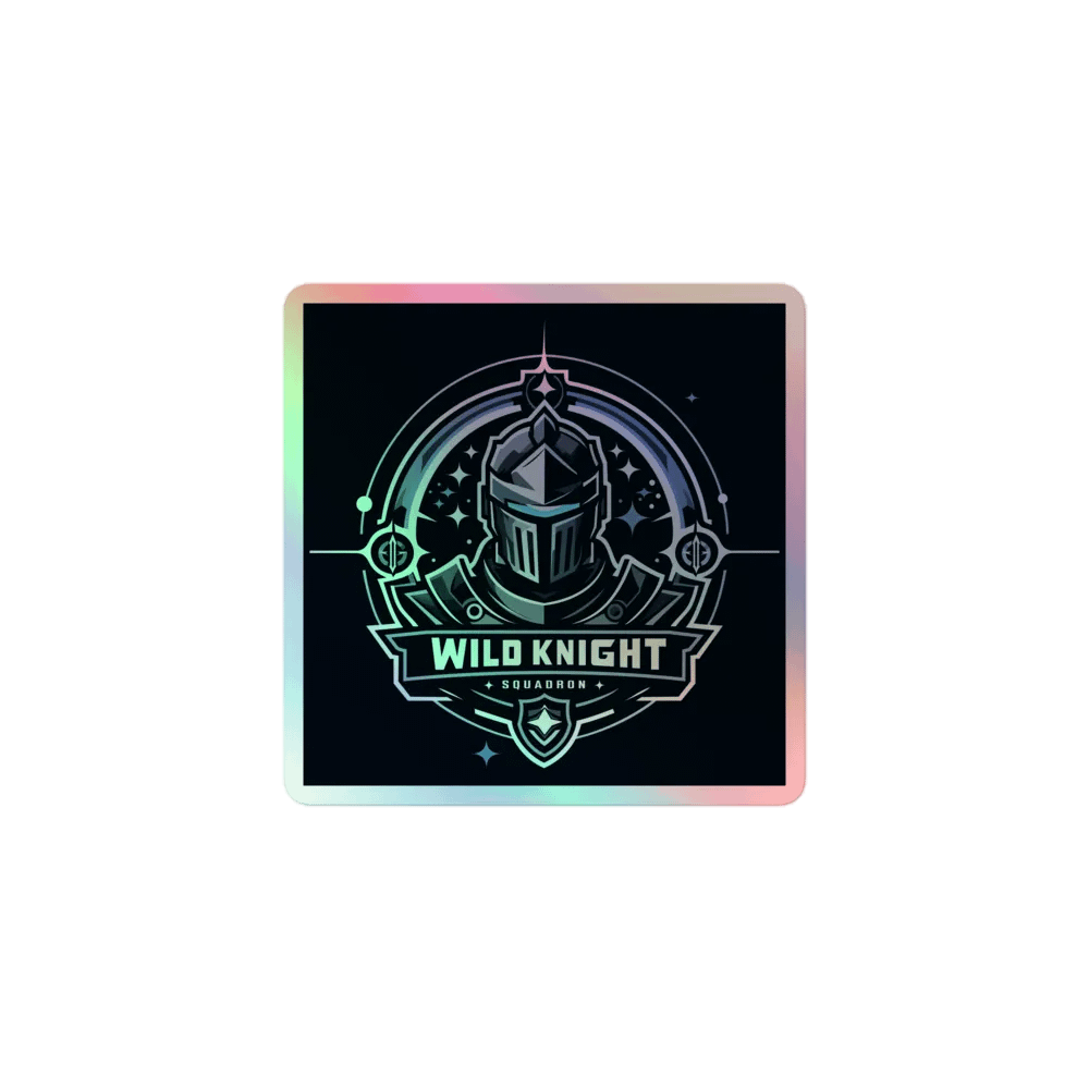 Wild Knight Squadron the Holographic Sticker product image (1)