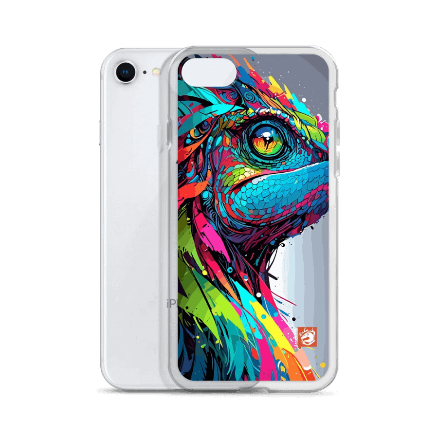 Vibrant Lizard Abstract iPhone Case product image (51)