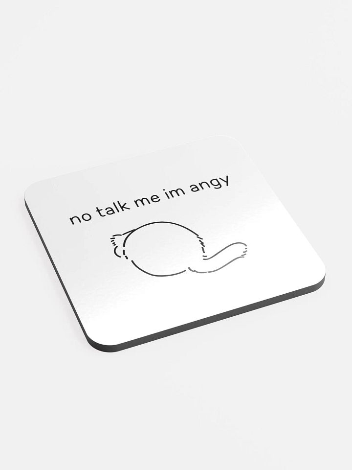 No Talk Manul Angy - Coaster product image (2)