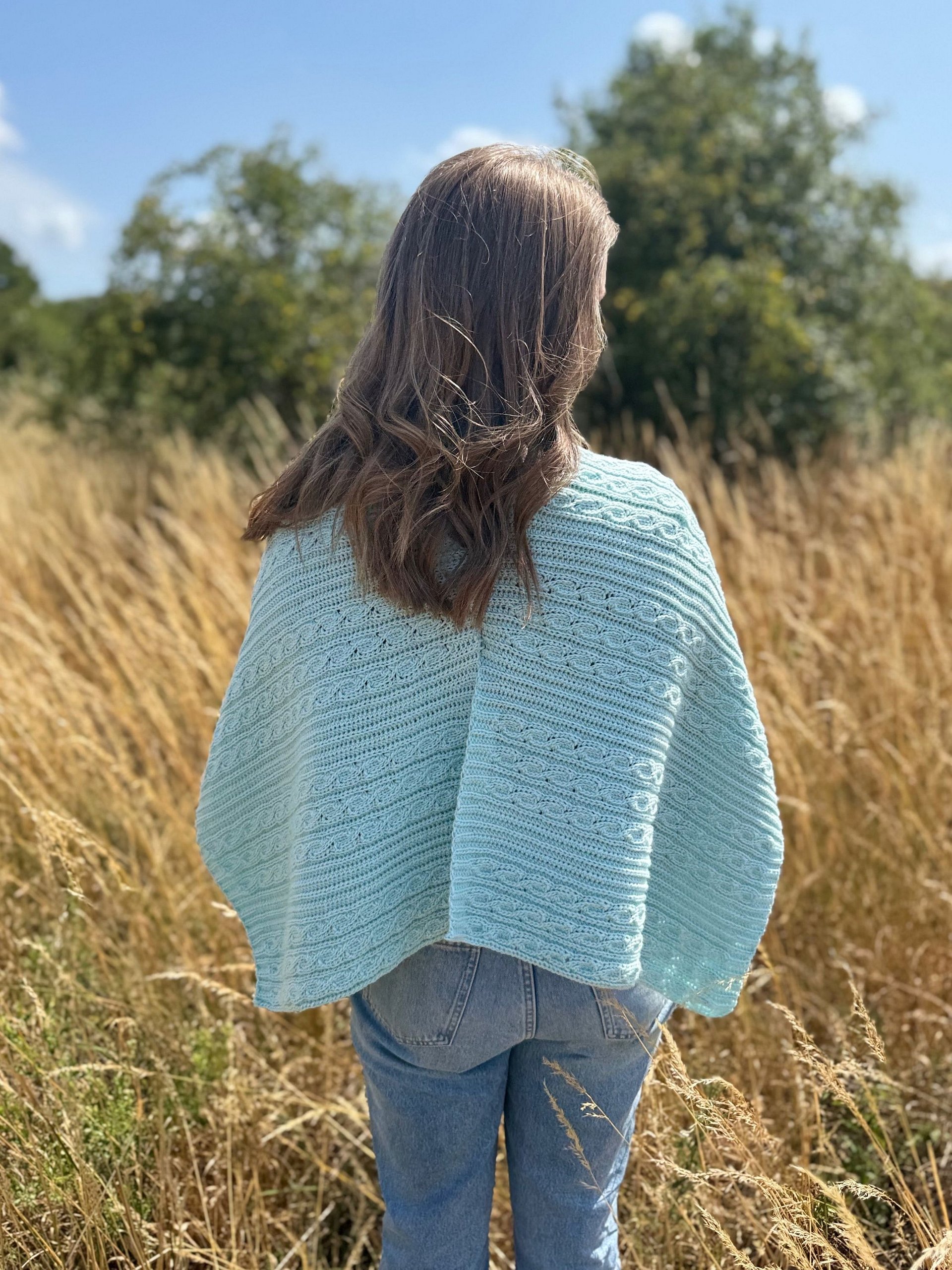 Lightweight Poncho Crochet Pattern PDF - Deidra Poncho product image (10)