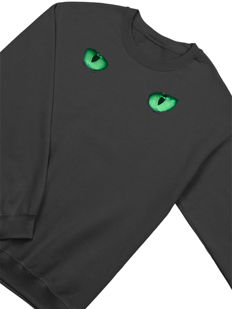 CAT EYES GREEN SWEATSHIRT product image (3)