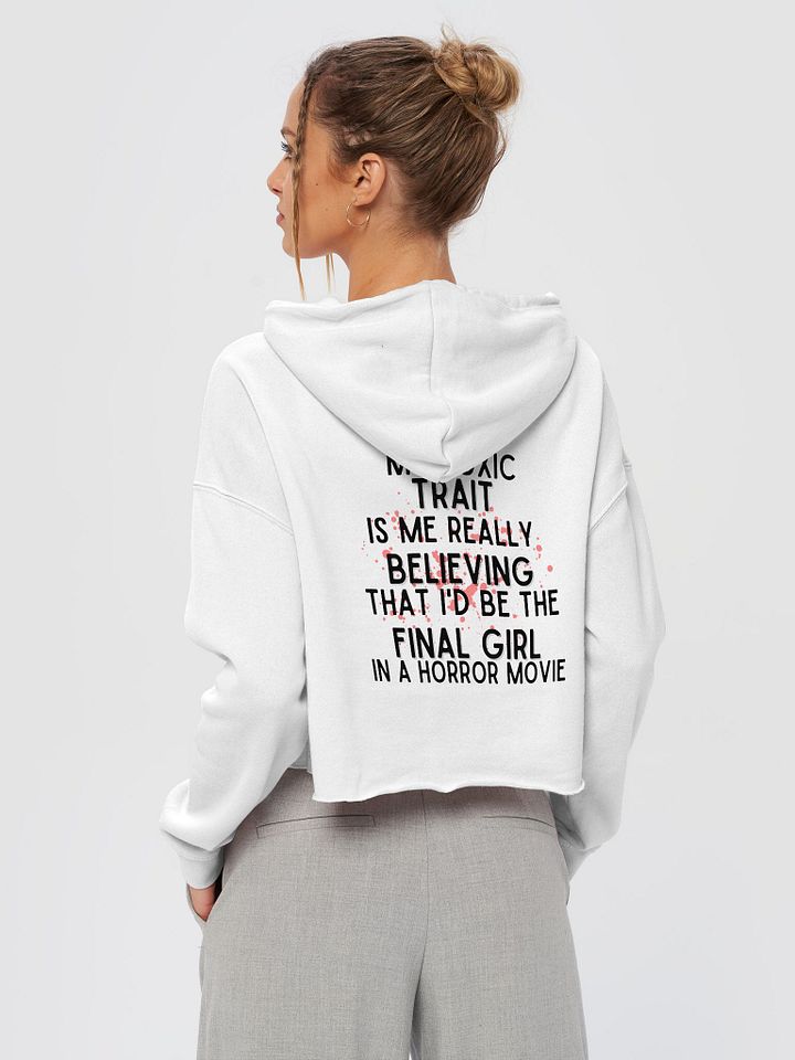 'Final Girl Energy' Cropped Hoodie product image (26)