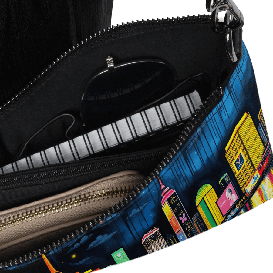Neon Nights All-Over Print Crossbody Bag product image (6)