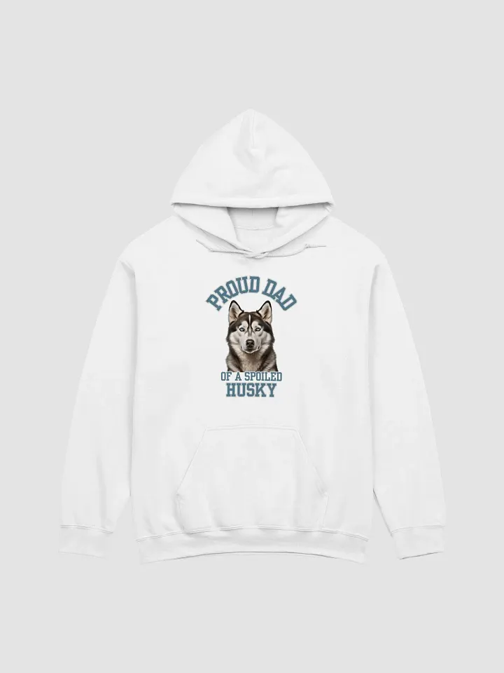 Proud Dad of a Spoiled Husky Dog Dad Siberian Husky Hoodie product image (2)