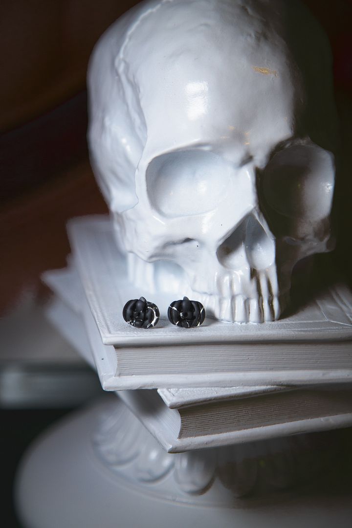 Black Jack'o'lantern Studs product image (1)