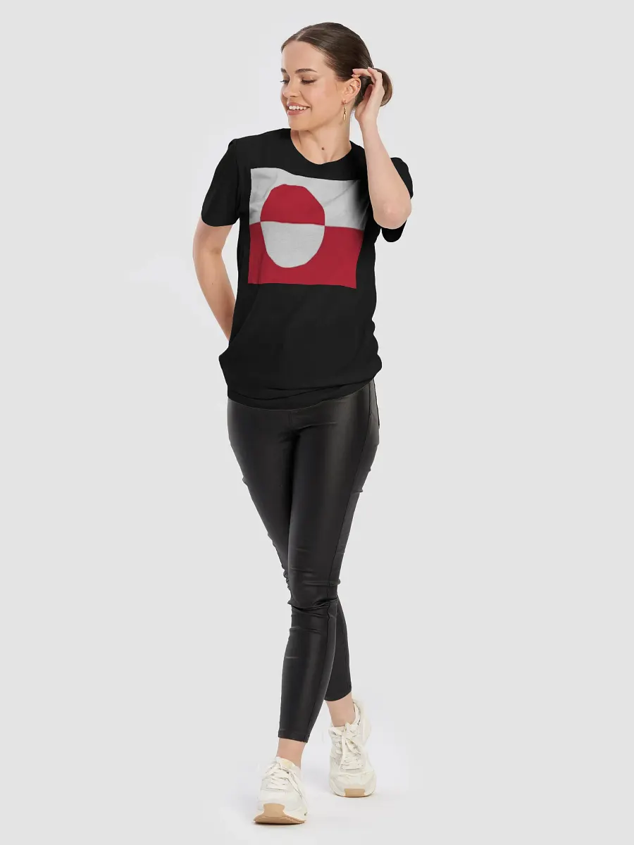 Exclusive Unisex Greenland Flag Graphic Tee by Graphic Grove product image (1)
