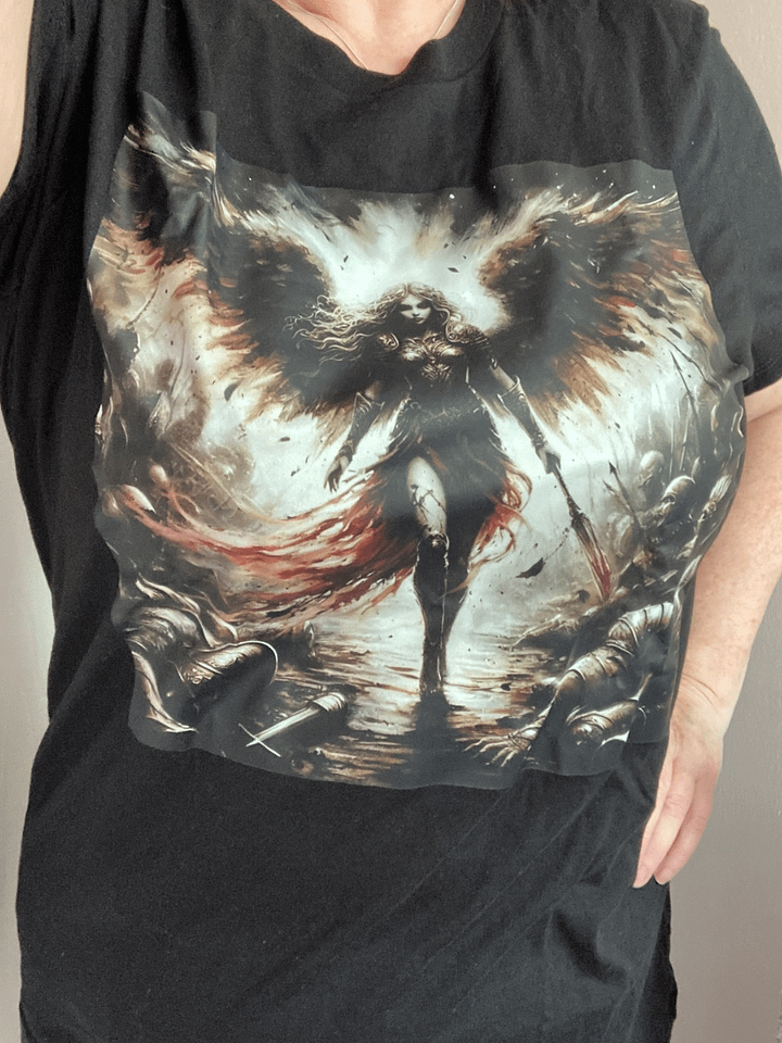 Warrior Angel Battle T-Shirt product image (1)