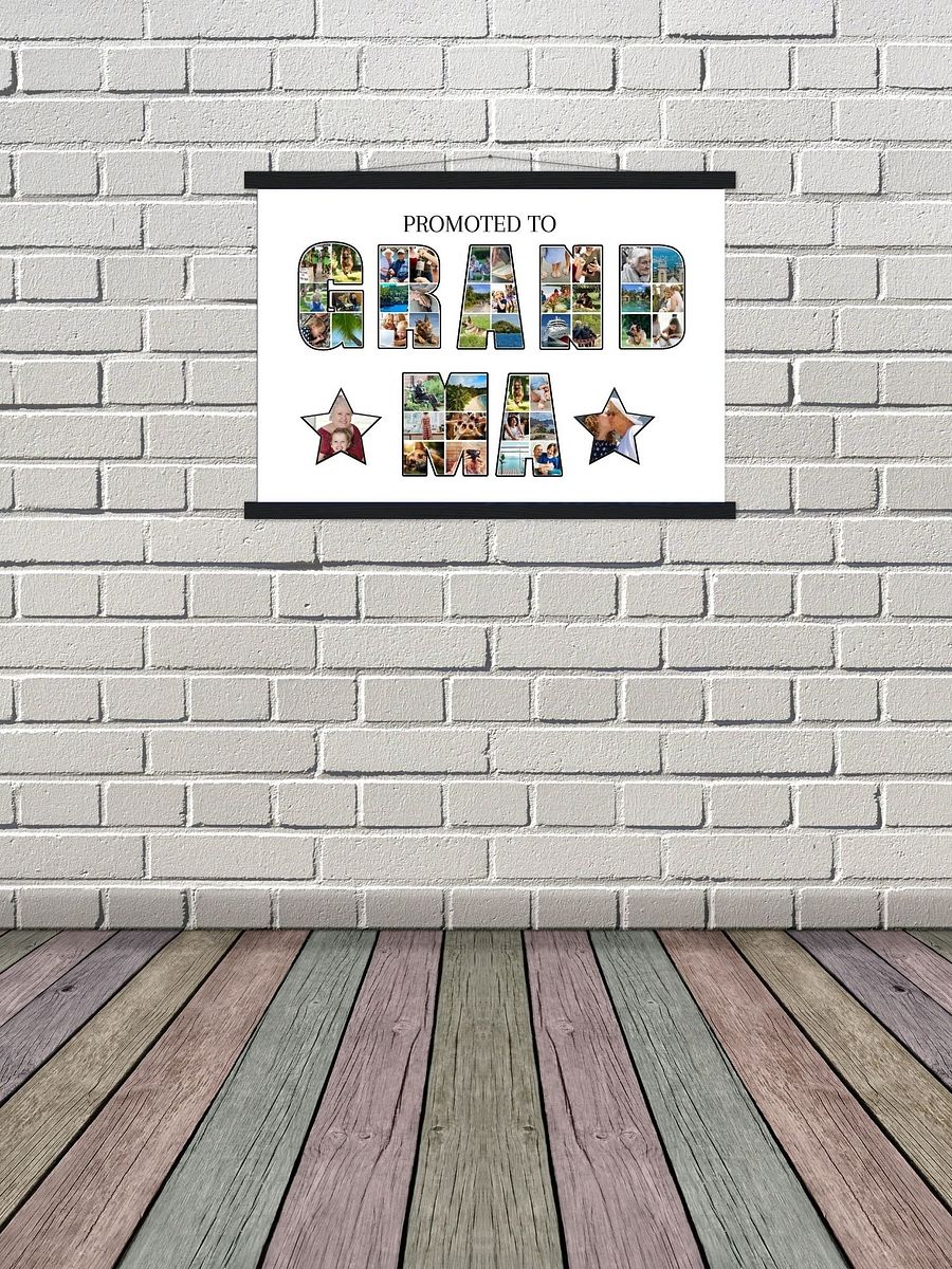 Promoted to Grandma Photo Collage Canva Template product image (6)