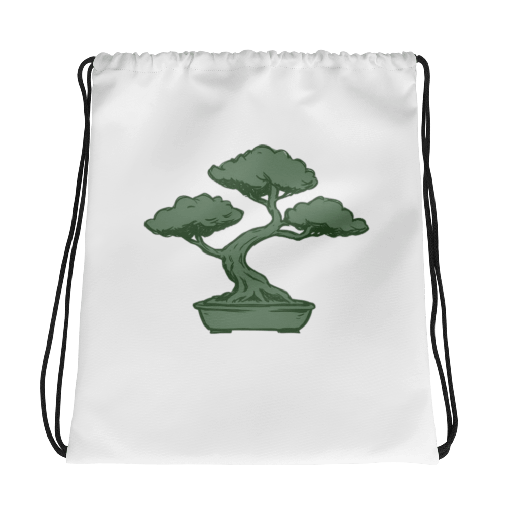 Zen Bonsai All-Over Drawstring Bag product image (1)