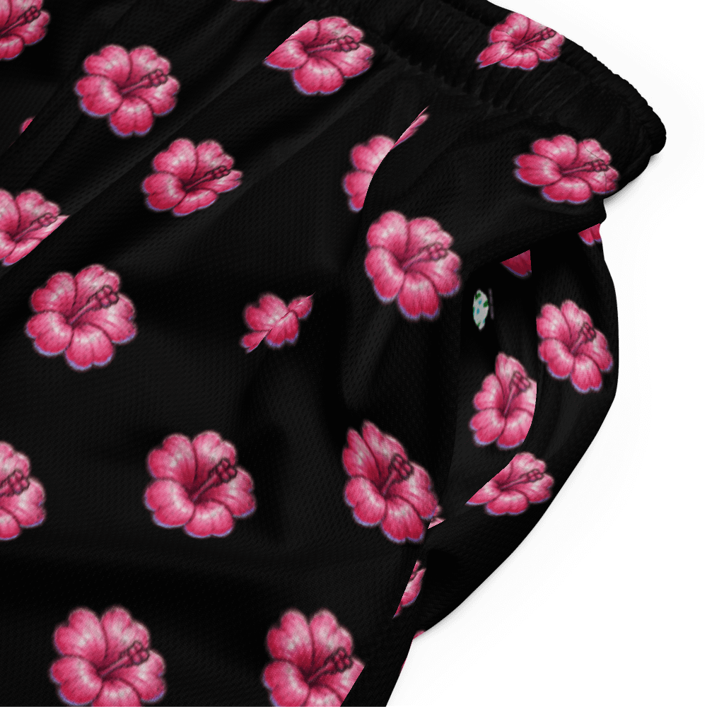 NRG Cherry Blossom Athletic Shorts (Black) product image (5)