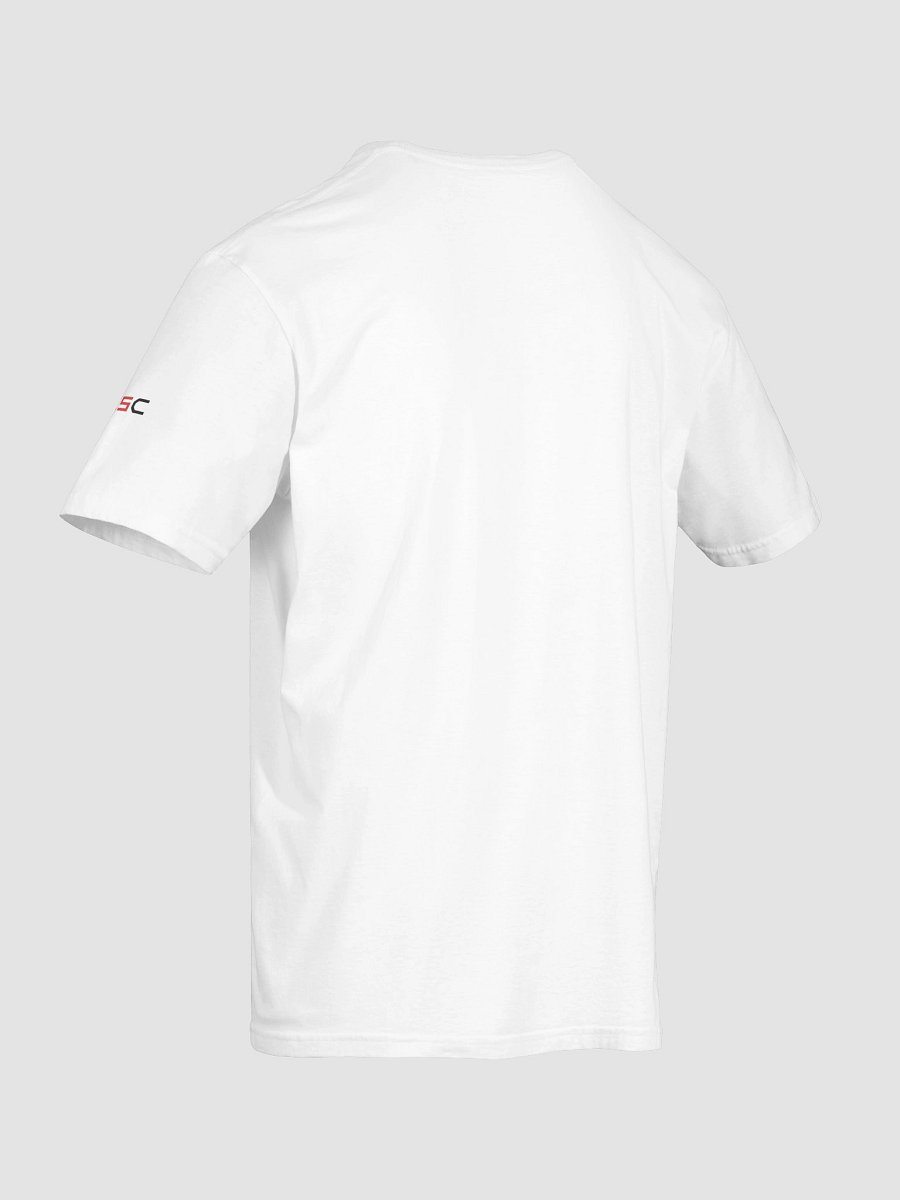 'Again!' Printed Emblem Unisex T-Shirt (White) product image (8)