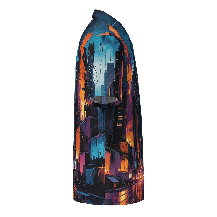 Abstract City 1 Hawaiian Shirt product image (4)
