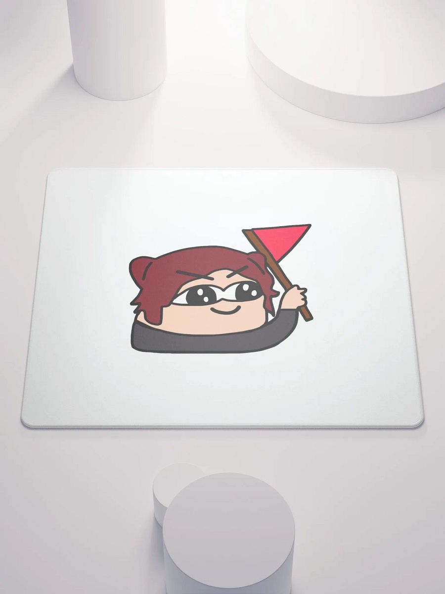 Tina Red Flag Mouse Pad product image (1)