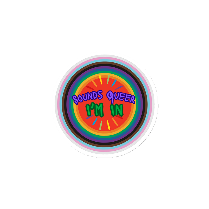 LGBTQIAP2S+ 2025, Sounds Queer I'm In, Magnet product image (2)