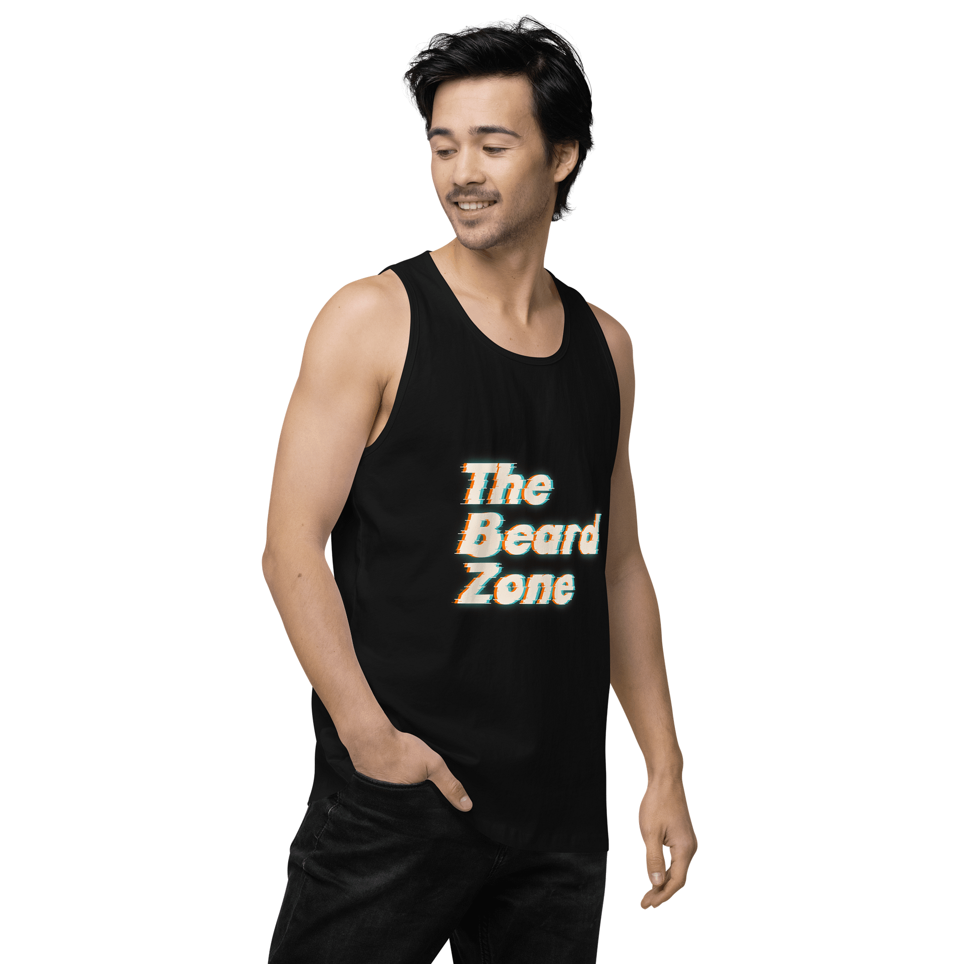 The Beard Zone Glitched Tank Top product image (3)