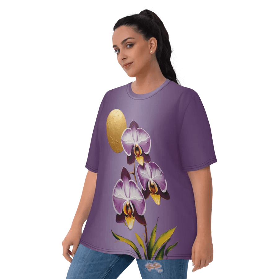 Floral Themed All Over Print T-shirt product image (10)
